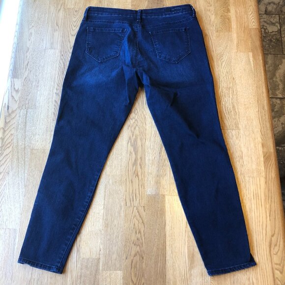 KFTK Ellen Ankle Skinny Jeans Dark Wash Size 10 - Picture 3 of 13